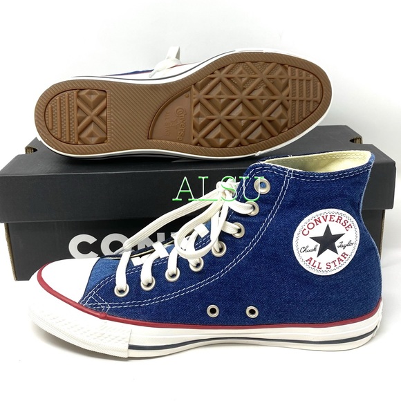 Converse Ctas High Top Canvas Jeans Dark Navy W - Picture 8 of 12